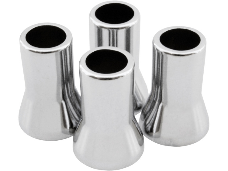 4 tapa-valvulas cromadas 21mm