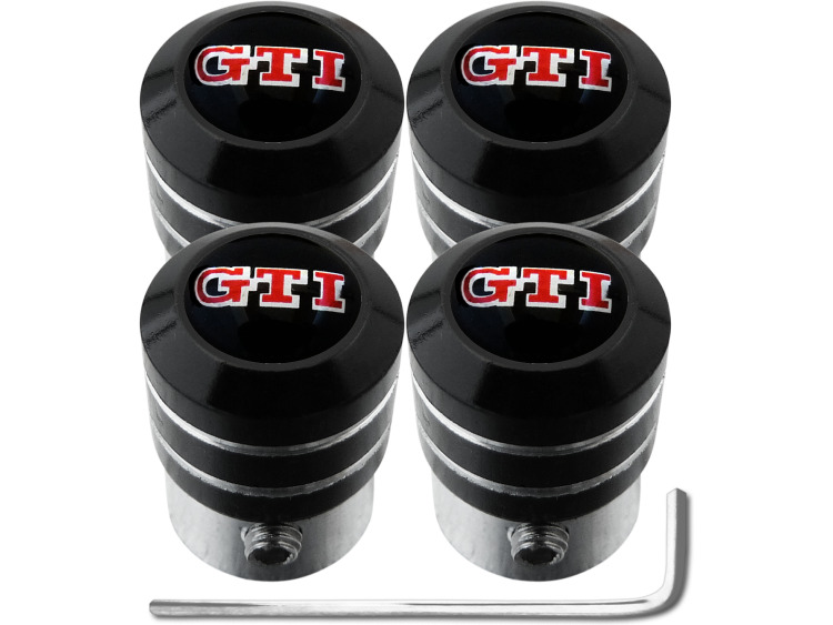 4 tapones de valvula antirrobo % "black"
