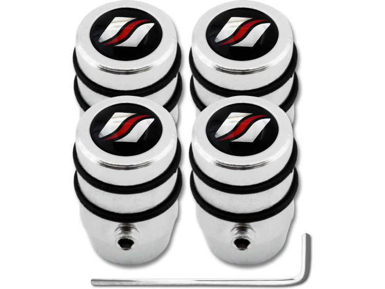 4 tapones de valvula antirrobo Luxyline "diseno"