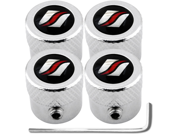 4 tapones de valvula antirrobo Luxyline "estriado"