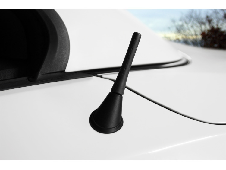 Antena corta en caucho