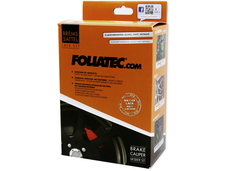 Kit pintura para estribos de freno negro mate