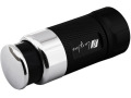 Lampara a LED recargable en el encendedor negra