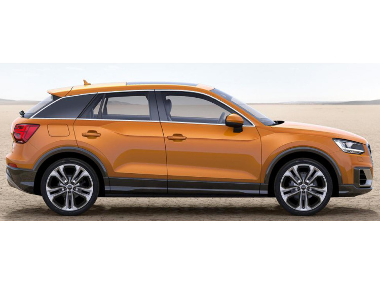 Moldura cromada de contorno de los cristales laterales Audi Q2