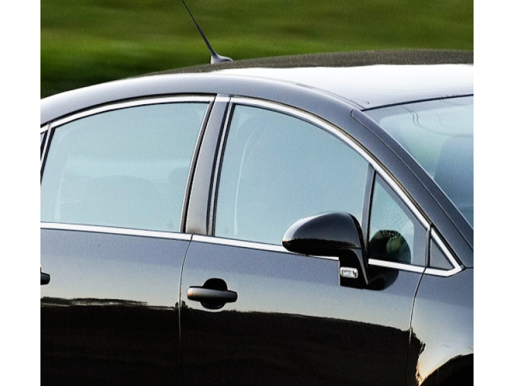 Moldura cromada de contorno de los cristales laterales Citro&euml;n C4 Berline