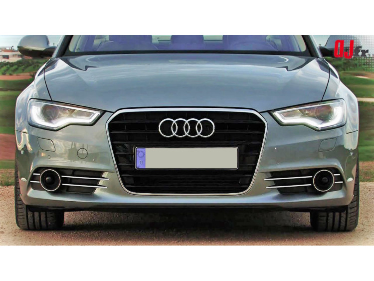 Moldura cromada para antinieblas Audi A6 S&eacute;rie 4 Avant 10-15 & Audi A6 S&eacute;rie 4 Berline 10-15