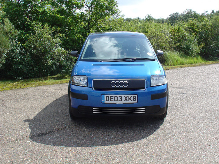 Moldura de calandria cromada Audi A2