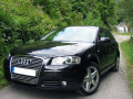 Moldura de calandria cromada Audi A3 s&eacute;rie 2 03-08 & Audi A3 S&eacute;rie 2 Sportback 04-08 v1