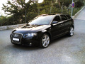 Moldura de calandria cromada Audi A3 s&eacute;rie 2 03-08 & Audi A3 S&eacute;rie 2 Sportback 04-08 v1