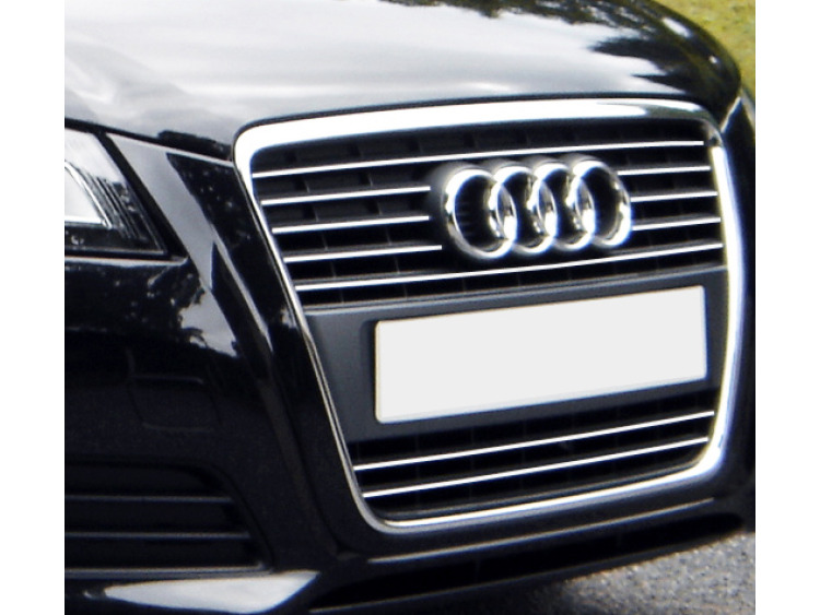 Moldura de calandria cromada Audi A3 s&eacute;rie 2 phase 2 08-12 & Audi A3 S&eacute;rie 2 Phase 2 Sportback 08-1