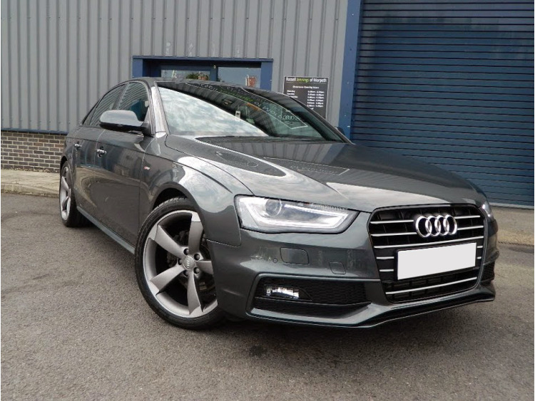 Moldura de calandria cromada Audi A4 s&eacute;rie 4 15-19