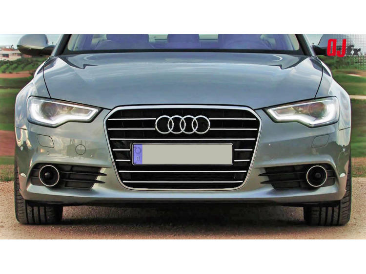 Moldura de calandria cromada Audi A6 S&eacute;rie 4 Avant 10-15 & Audi A6 S&eacute;rie 4 Berline 10-15