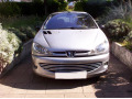 Moldura de calandria cromada Peugeot 206 Peugeot 206 CC Peugeot 206 SW
