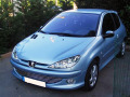 Moldura de calandria cromada Peugeot 206 Peugeot 206 CC Peugeot 206 SW