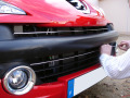 Moldura de calandria cromada Peugeot 207 06-12 Peugeot 207 CC 07-15 Peugeot 207 SW 07-13