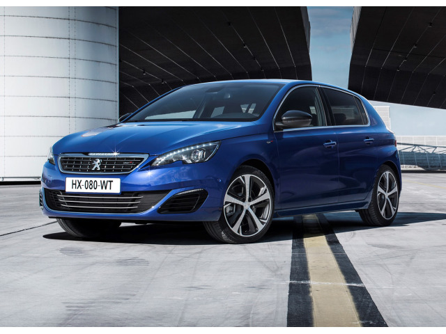 Moldura de calandria inferior cromada Peugeot 308 II 1321  Peugeot 308 II SW 1421