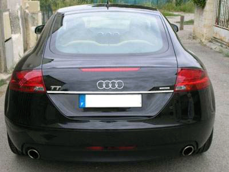 Moldura de maletero cromada Audi TT S&eacute;rie 2 06-14 Audi TT RS Audi TTS