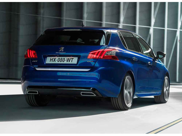 Moldura de maletero cromada Peugeot 308 II 1321