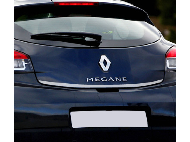 Moldura de maletero cromada Renault M&eacute;gane III coup&eacute; 08-12 Renault M&eacute;gane III phase 2 coup&eacute; 12-13 Renault M&eacute;gane III phase 3 coup&eacute; 13-21