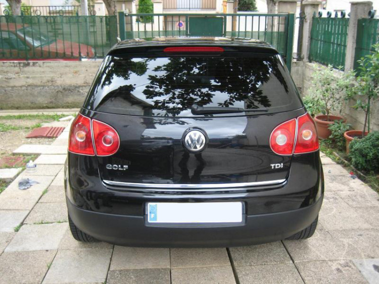 Moldura de maletero cromada VW Golf 5 VW Golf 5 GT TDI VW Golf 5 GTI VW Golf 5 R32