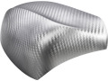 Pelicula adhesiva Luxyline 3D carbono 30cm gris plateado
