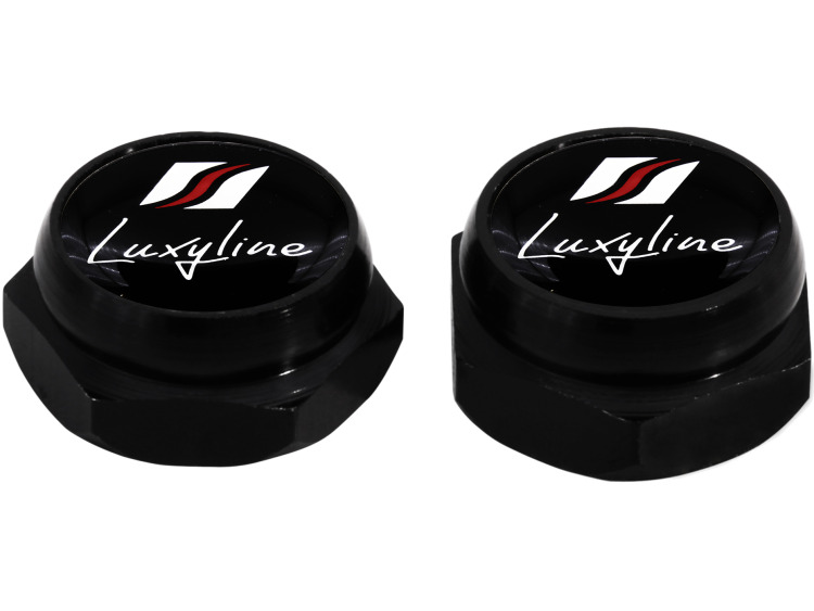 Tapa-remaches para matricula Luxyline (negro)