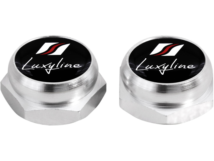Tapa-remaches para matricula Luxyline (plateado)