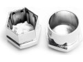 Tapa-tornillos de rueda antirrobo 17mm cromo