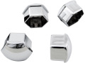 Tapa-tornillos de rueda 17mm cromo